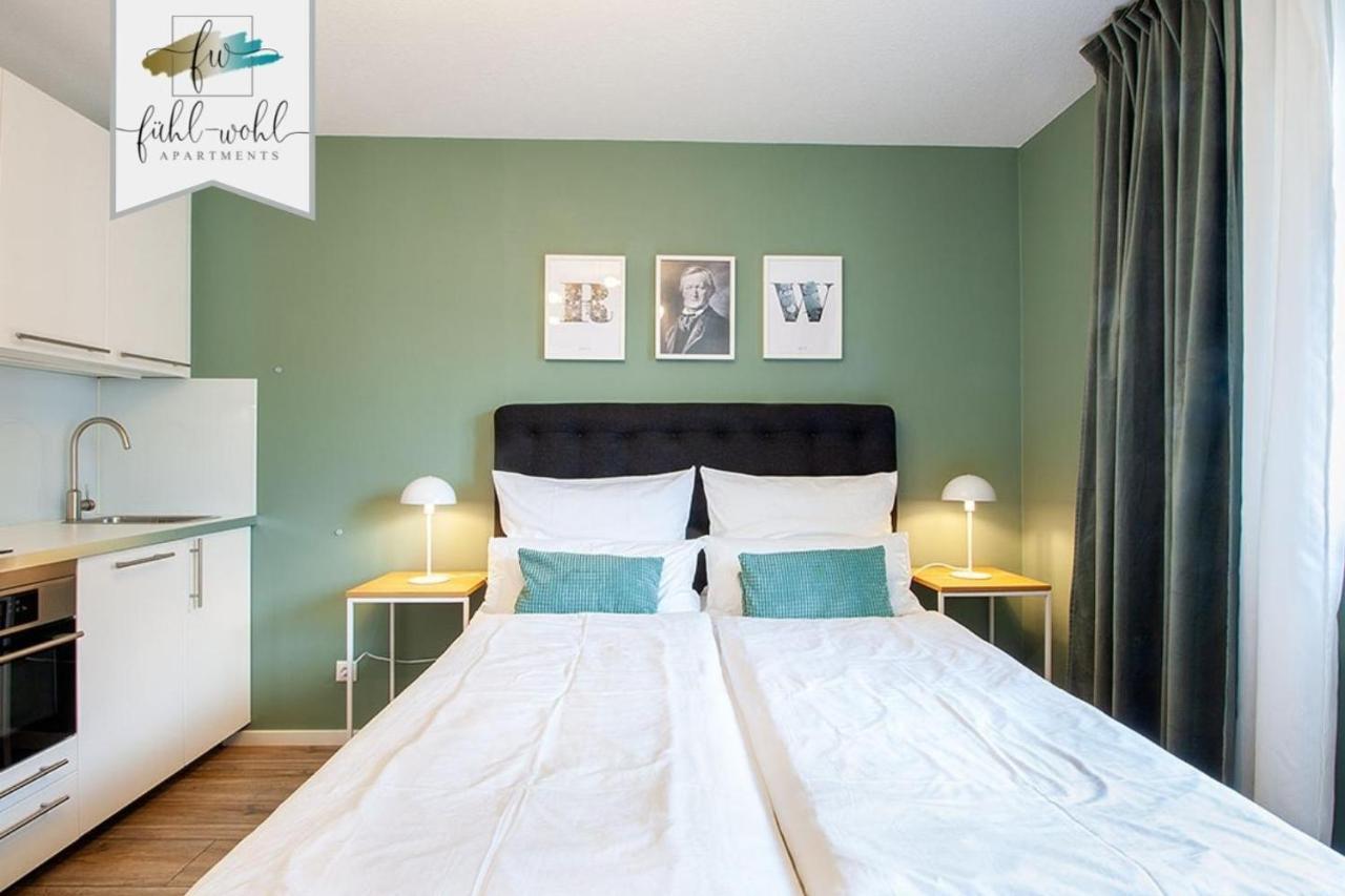 Apt Wahnfried Nr1 - Cityapartment Mit Kueche, Duschbad, Balkon, Parkplatz - Zentral Aber Ruhig Bayreuth Extérieur photo
