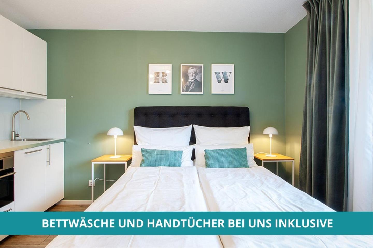 Apt Wahnfried Nr1 - Cityapartment Mit Kueche, Duschbad, Balkon, Parkplatz - Zentral Aber Ruhig Bayreuth Extérieur photo